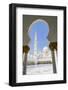 Sheikh Zayed Mosque, Abu Dhabi, United Arab Emirates, Middle East-Fraser Hall-Framed Photographic Print