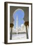 Sheikh Zayed Mosque, Abu Dhabi, United Arab Emirates, Middle East-Fraser Hall-Framed Photographic Print