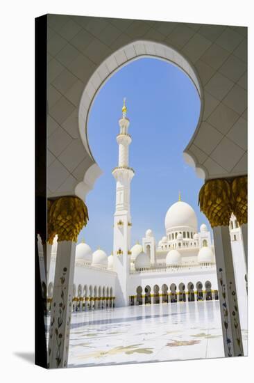 Sheikh Zayed Mosque, Abu Dhabi, United Arab Emirates, Middle East-Fraser Hall-Stretched Canvas