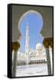 Sheikh Zayed Mosque, Abu Dhabi, United Arab Emirates, Middle East-Fraser Hall-Framed Stretched Canvas