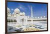 Sheikh Zayed Mosque, Abu Dhabi, United Arab Emirates, Middle East-Fraser Hall-Framed Photographic Print