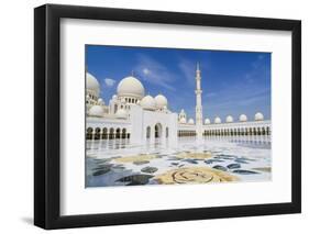 Sheikh Zayed Mosque, Abu Dhabi, United Arab Emirates, Middle East-Fraser Hall-Framed Photographic Print