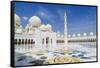 Sheikh Zayed Mosque, Abu Dhabi, United Arab Emirates, Middle East-Fraser Hall-Framed Stretched Canvas