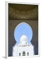 Sheikh Zayed Mosque, Abu Dhabi, United Arab Emirates, Middle East-Fraser Hall-Framed Premium Photographic Print