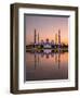 Sheikh Zayed Mosque (the Grand Mosque) reflected in a pool of water in Abu Dhabi-Dominic Byrne-Framed Photographic Print