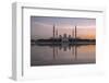 Sheikh Zayed Mosque (the Grand Mosque) reflected in a pool of water in Abu Dhabi-Dominic Byrne-Framed Photographic Print