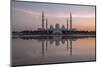 Sheikh Zayed Mosque (the Grand Mosque) reflected in a pool of water in Abu Dhabi-Dominic Byrne-Mounted Photographic Print