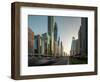 Sheikh Zayed Road, Downtown, Dubai, United Arab Emirates, Middle East-Ben Pipe-Framed Photographic Print