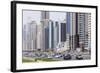 Sheikh Zayed Road, Dubai, United Arab Emirates, Middle East-Amanda Hall-Framed Photographic Print