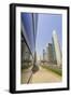 Sheikh Zayed Road, Dubai, United Arab Emirates, Middle East-Amanda Hall-Framed Photographic Print