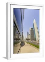 Sheikh Zayed Road, Dubai, United Arab Emirates, Middle East-Amanda Hall-Framed Photographic Print