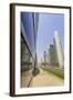 Sheikh Zayed Road, Dubai, United Arab Emirates, Middle East-Amanda Hall-Framed Photographic Print