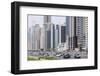 Sheikh Zayed Road, Dubai, United Arab Emirates, Middle East-Amanda Hall-Framed Photographic Print