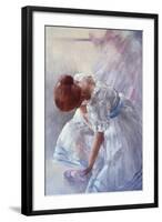 Sheila Against a Window-Peter Miller-Framed Giclee Print