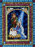 Stained Glass Nativity-Sheila Lee-Giclee Print