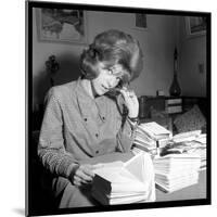 Sheila Responding to Her Letters-DR-Mounted Photographic Print