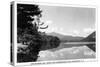 Shelburne, NH, View of Mts. Madison and Adams over the Androscoggin River-Lantern Press-Stretched Canvas