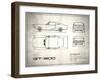 Shelby Mustang GT500 White-Mark Rogan-Framed Art Print