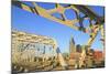 Shelby Pedestrian Bridge and Nashville Skyline, Tennessee, United States of America, North America-Richard Cummins-Mounted Photographic Print