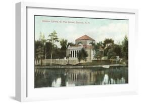 Sheldon Library, St. Paul School, Concord, New Hampshire-null-Framed Art Print