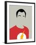 Sheldon Portrait-David Brodsky-Framed Art Print