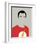 Sheldon Portrait-David Brodsky-Framed Art Print