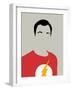 Sheldon Portrait-David Brodsky-Framed Art Print