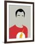 Sheldon Portrait-David Brodsky-Framed Art Print