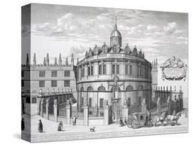 Sheldonian Theatre, Oxford, from Oxonia Illustrata, Published 1675-David Loggan-Stretched Canvas