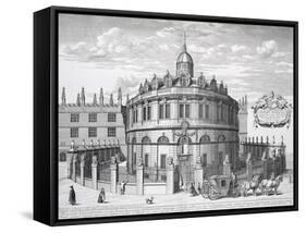 Sheldonian Theatre, Oxford, from Oxonia Illustrata, Published 1675-David Loggan-Framed Stretched Canvas