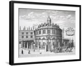 Sheldonian Theatre, Oxford, from Oxonia Illustrata, Published 1675-David Loggan-Framed Giclee Print