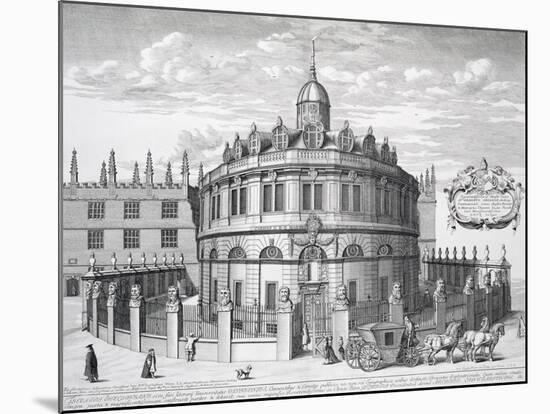 Sheldonian Theatre, Oxford, from Oxonia Illustrata, Published 1675-David Loggan-Mounted Giclee Print