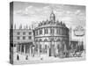 Sheldonian Theatre, Oxford, from Oxonia Illustrata, Published 1675-David Loggan-Stretched Canvas