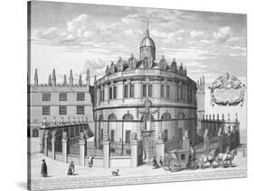 Sheldonian Theatre, Oxford, from Oxonia Illustrata, Published 1675-David Loggan-Stretched Canvas