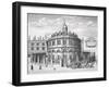 Sheldonian Theatre, Oxford, from Oxonia Illustrata, Published 1675-David Loggan-Framed Giclee Print