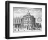 Sheldonian Theatre, Oxford, from Oxonia Illustrata, Published 1675-David Loggan-Framed Giclee Print