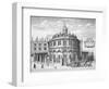 Sheldonian Theatre, Oxford, from Oxonia Illustrata, Published 1675-David Loggan-Framed Giclee Print