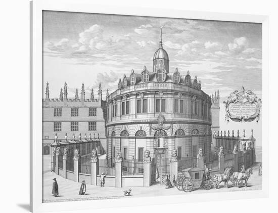 Sheldonian Theatre-David Loggan-Framed Giclee Print