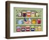 Shelf with Home-Made Preserved Jam-Milovelen-Framed Art Print