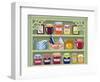 Shelf with Home-Made Preserved Jam-Milovelen-Framed Art Print