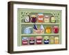 Shelf with Home-Made Preserved Jam-Milovelen-Framed Art Print