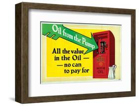 Shell-All the Value in the Oil-null-Framed Premium Giclee Print