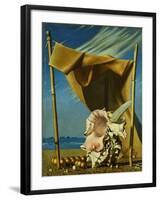 Shell and Drape; Coquillage Et Drape, C.1930 (Oil on Canvas)-Pierre Roy-Framed Giclee Print