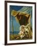 Shell and Drape; Coquillage Et Drape, C.1930 (Oil on Canvas)-Pierre Roy-Framed Giclee Print