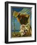 Shell and Drape; Coquillage Et Drape, C.1930 (Oil on Canvas)-Pierre Roy-Framed Giclee Print