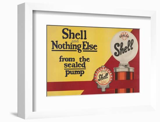 Shell and Nothing Else-null-Framed Art Print