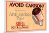 Shell Avoid Carbon-null-Mounted Art Print