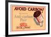 Shell Avoid Carbon-null-Framed Art Print