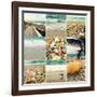 Shell Beach (9 Patch)-Lisa Hill Saghini-Framed Photographic Print