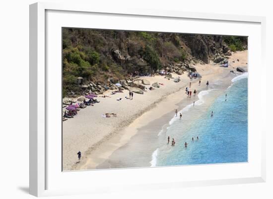 Shell Beach in Gustavia-Richard Cummins-Framed Photographic Print